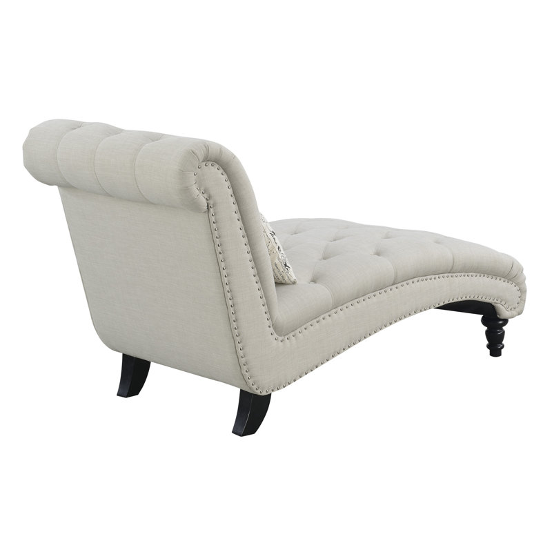 Lark Manor Versailles Tufted Armless Chaise Lounge & Reviews